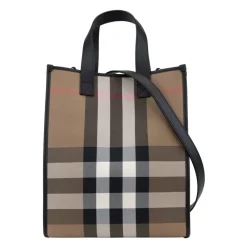 DAMES Burberry Stijlvolle leren schoudertas met knoopsluiting