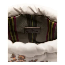 Etro Stijlvolle Multicolor Schoudertas met Bloemendetails