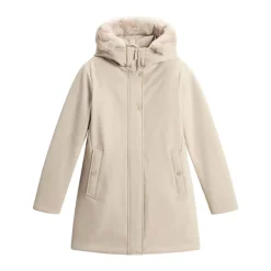 DAMES Woolrich Stijlvolle Oxford Tan Parka