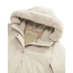 DAMES Woolrich Stijlvolle Oxford Tan Parka