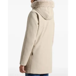 DAMES Woolrich Stijlvolle Oxford Tan Parka