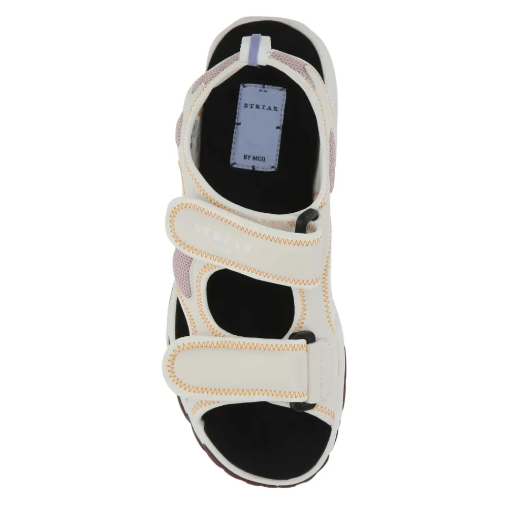 Heren Alexander McQueen Sandalen^Stijlvolle platte sandalen met multicolor stof