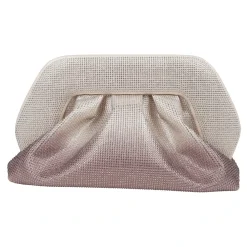 DAMES THEMOIRè Clutches^Stijlvolle Roze Goud en Strass Tas