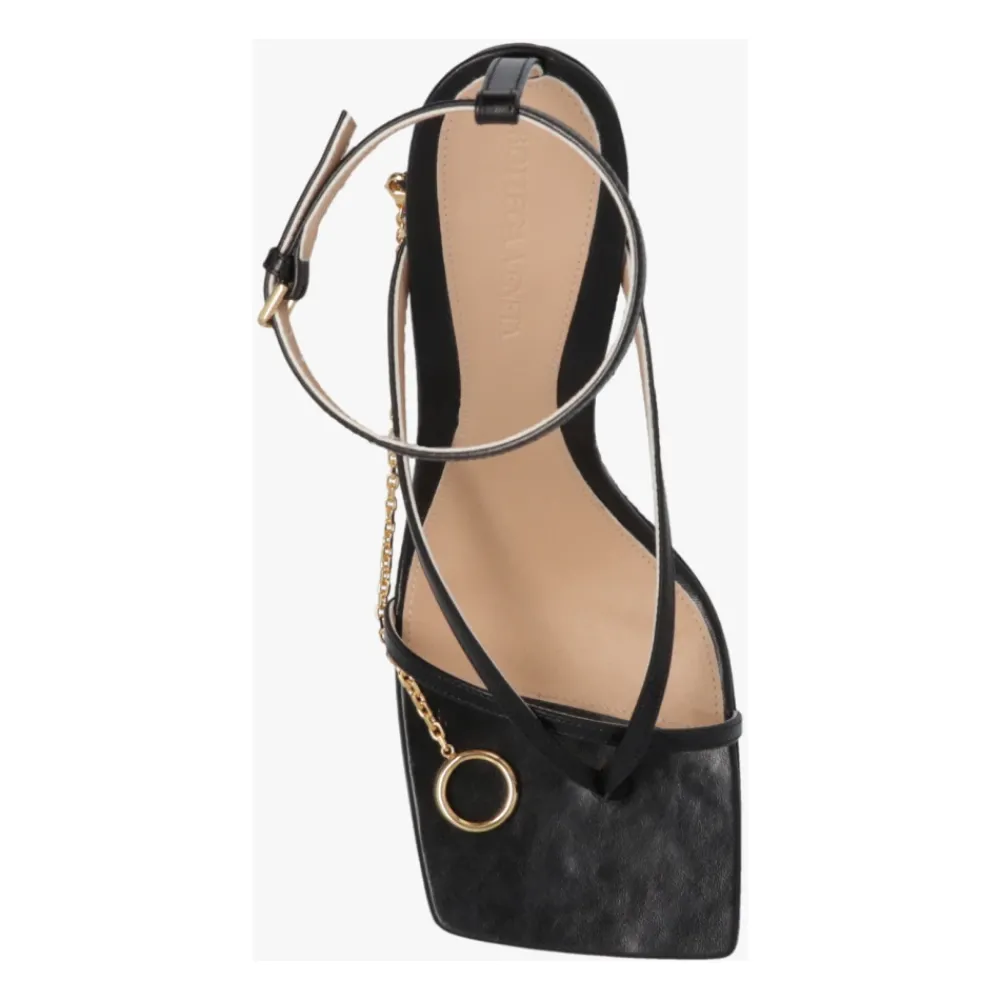 DAMES Bottega Veneta Stijlvolle Sandalen met Hak voor Zonnige Wandelingen