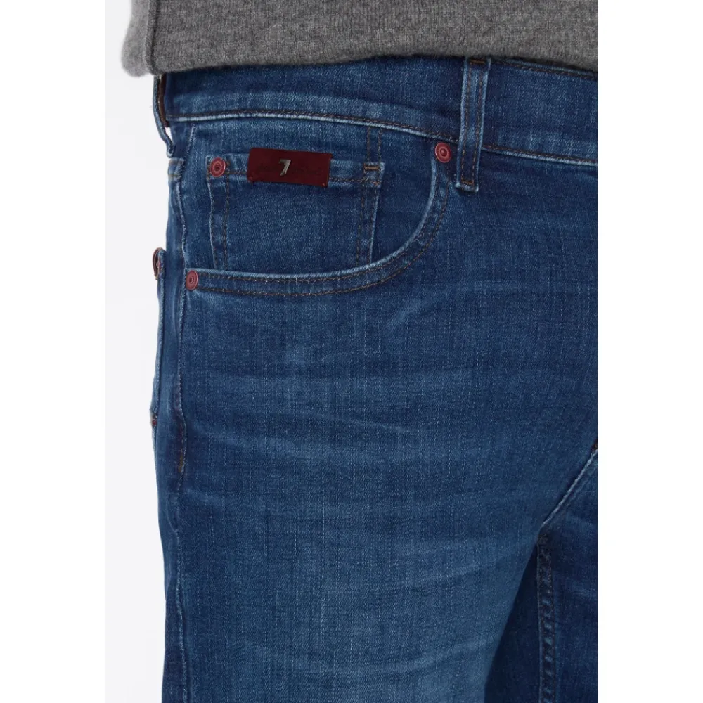 Heren 7 For All Mankind Stijlvolle Slim-fit Jeans