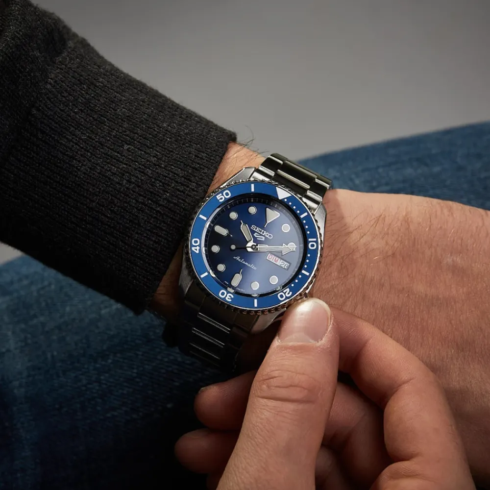 Heren Seiko Horloges^Stijlvolle Sportieve Automatisch Horloge