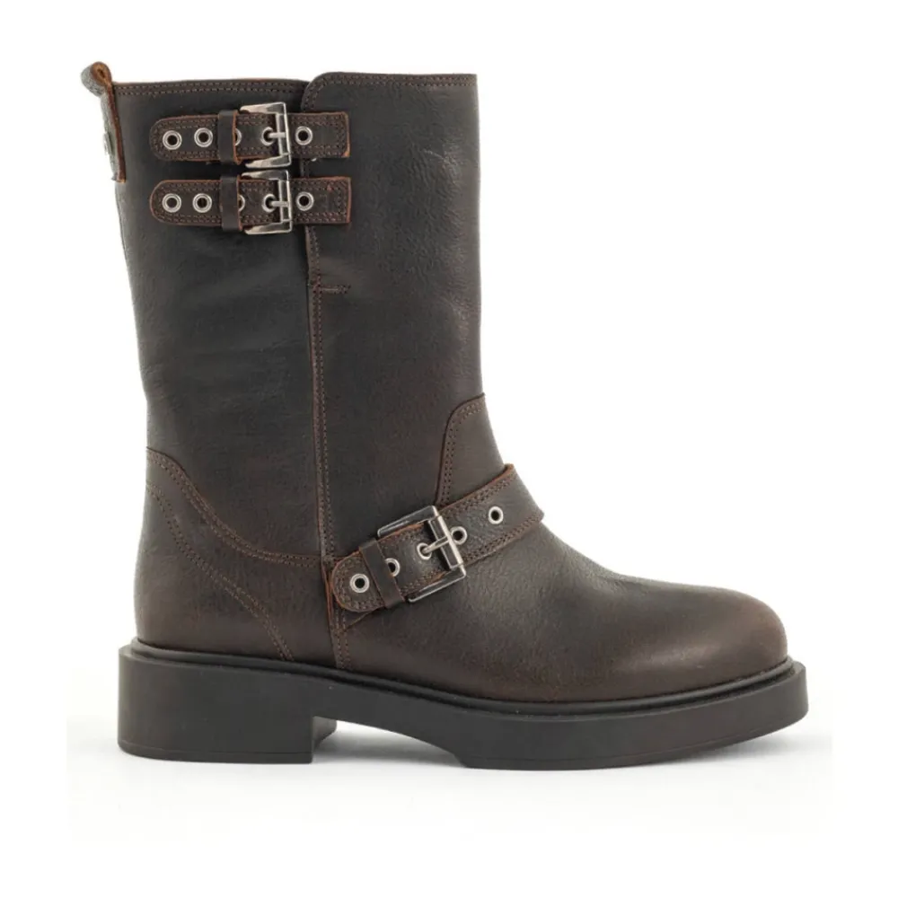 DAMES BABOUCHE Enkellaarsjes^Stijlvolle Veterlaarzen PERLA-52