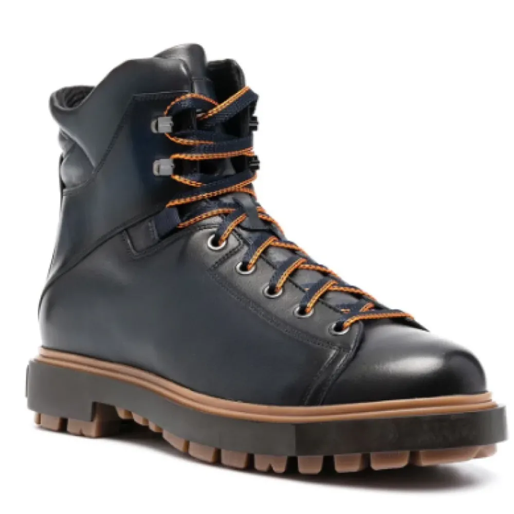 Heren Santoni Stijlvolle veterschoenen voor de bergen