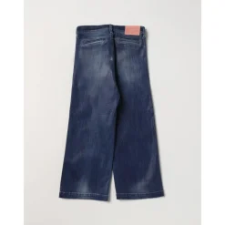 Elisabetta Franchi Stijlvolle Wijde Pijpen Jeans