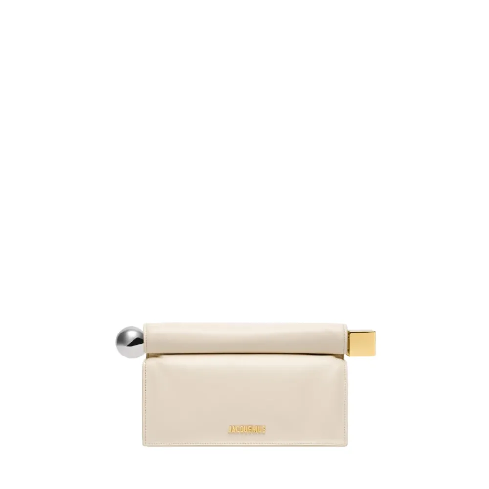 DAMES Jacquemus Clutches^Stijlvolle te tassen met lamsvacht