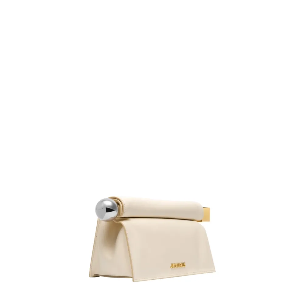 DAMES Jacquemus Clutches^Stijlvolle te tassen met lamsvacht