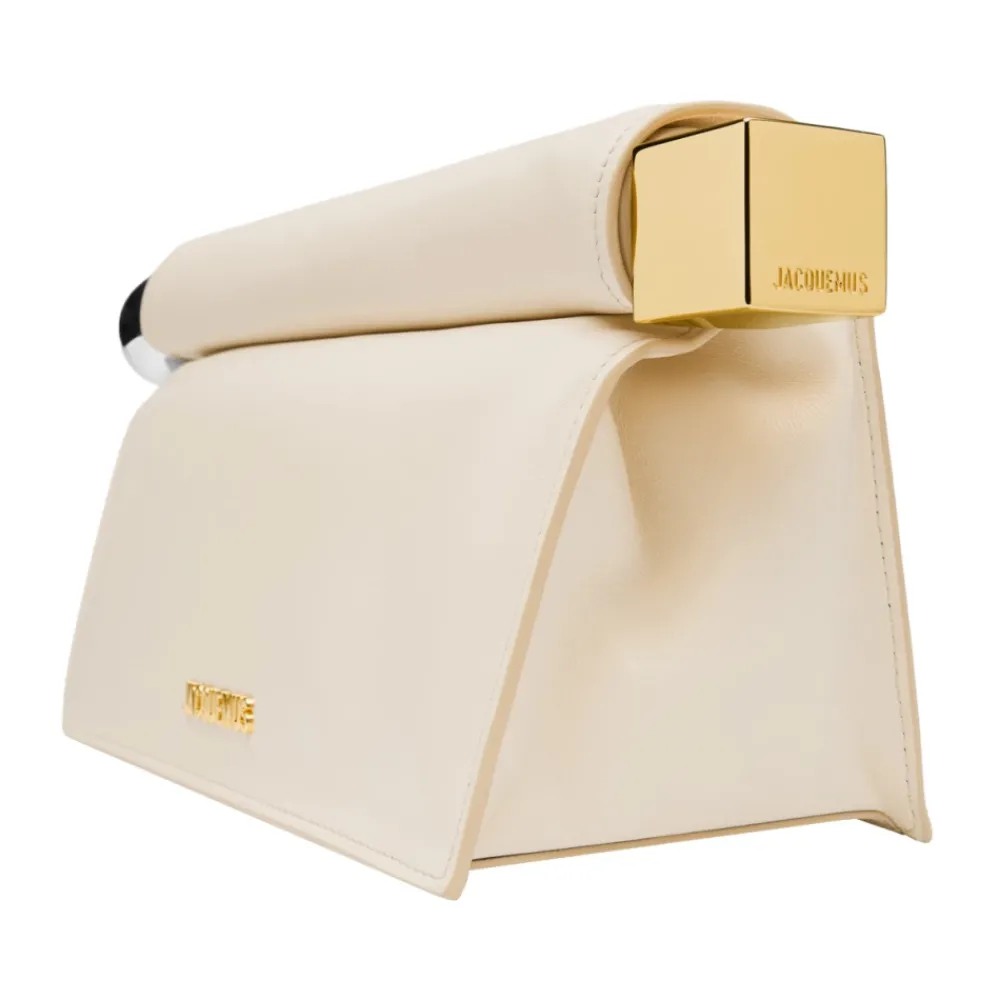 DAMES Jacquemus Clutches^Stijlvolle te tassen met lamsvacht