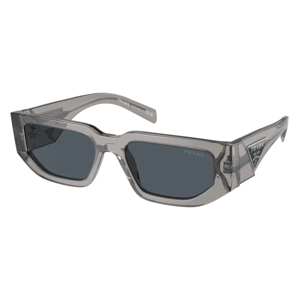 Heren Prada Zonnebrillen^Stijlvolle zonnebril in blauwe tint