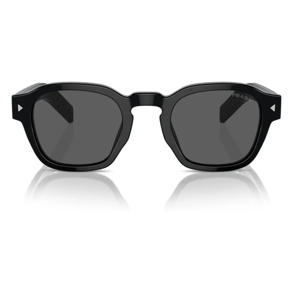 Heren Prada Zonnebrillen^Stijlvolle zonnebril in goudkleur