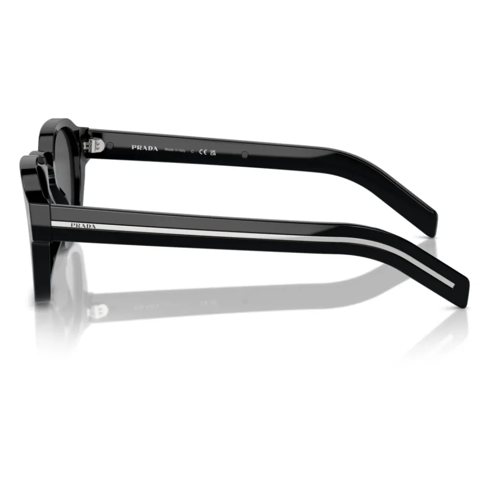 Heren Prada Zonnebrillen^Stijlvolle zonnebril in goudkleur