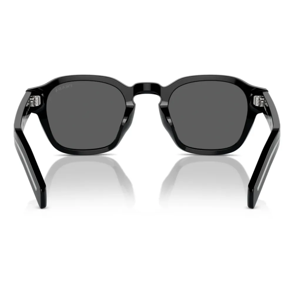 Heren Prada Zonnebrillen^Stijlvolle zonnebril in goudkleur