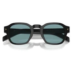 Heren Prada Zonnebrillen^Stijlvolle zonnebril met gouden montuur