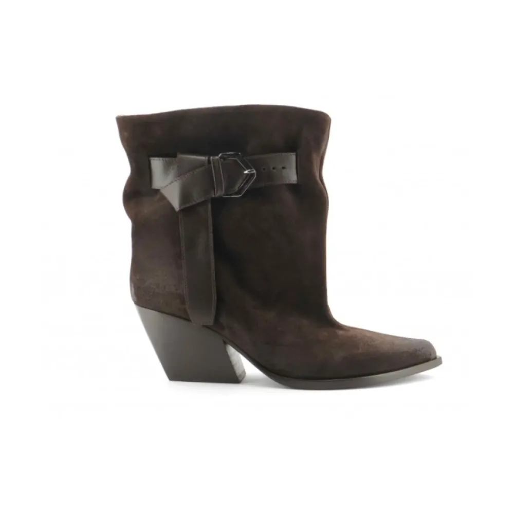 DAMES Elena Iachi Laarzen^Stivaletto Texano