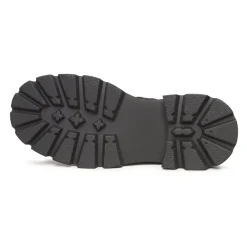 DAMES Cesare Gaspari Stoere Dubbele Gesp Leren Loafers Geirr -