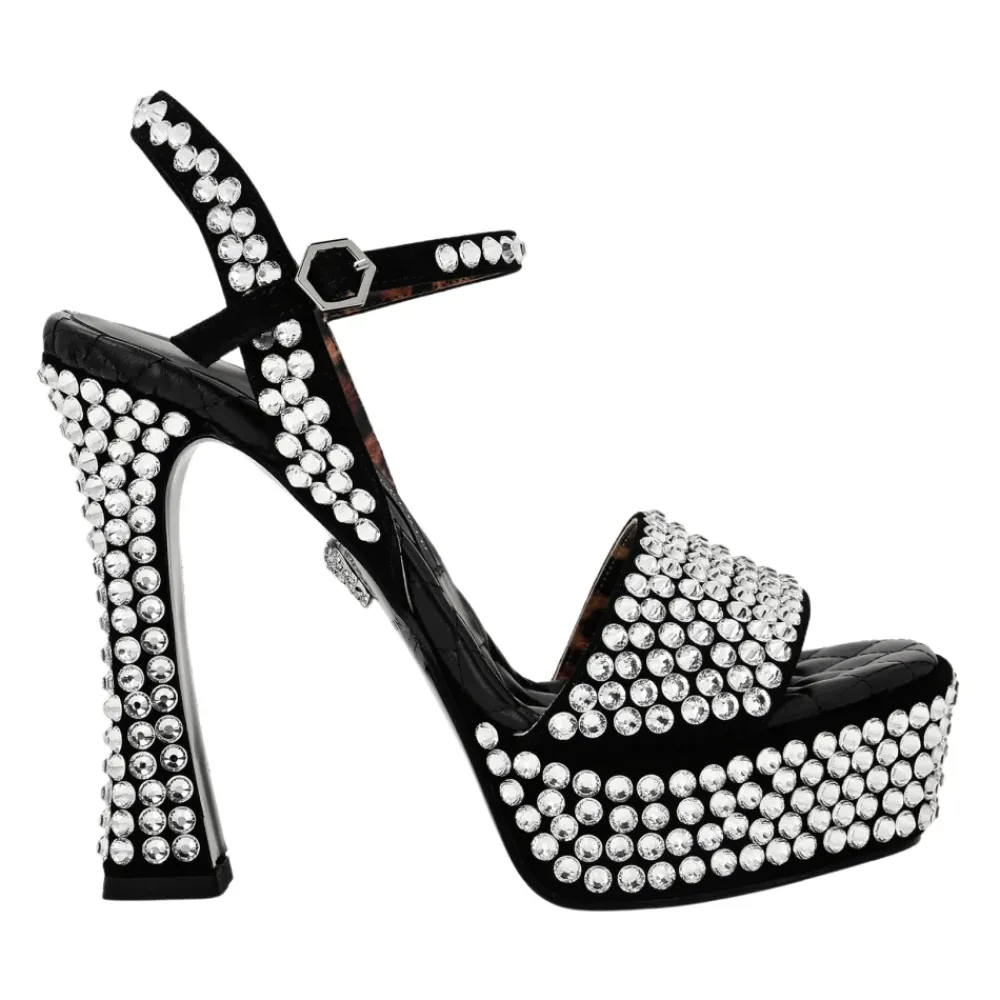 DAMES Philipp Plein Sandalen^Strass Platform Sandalen