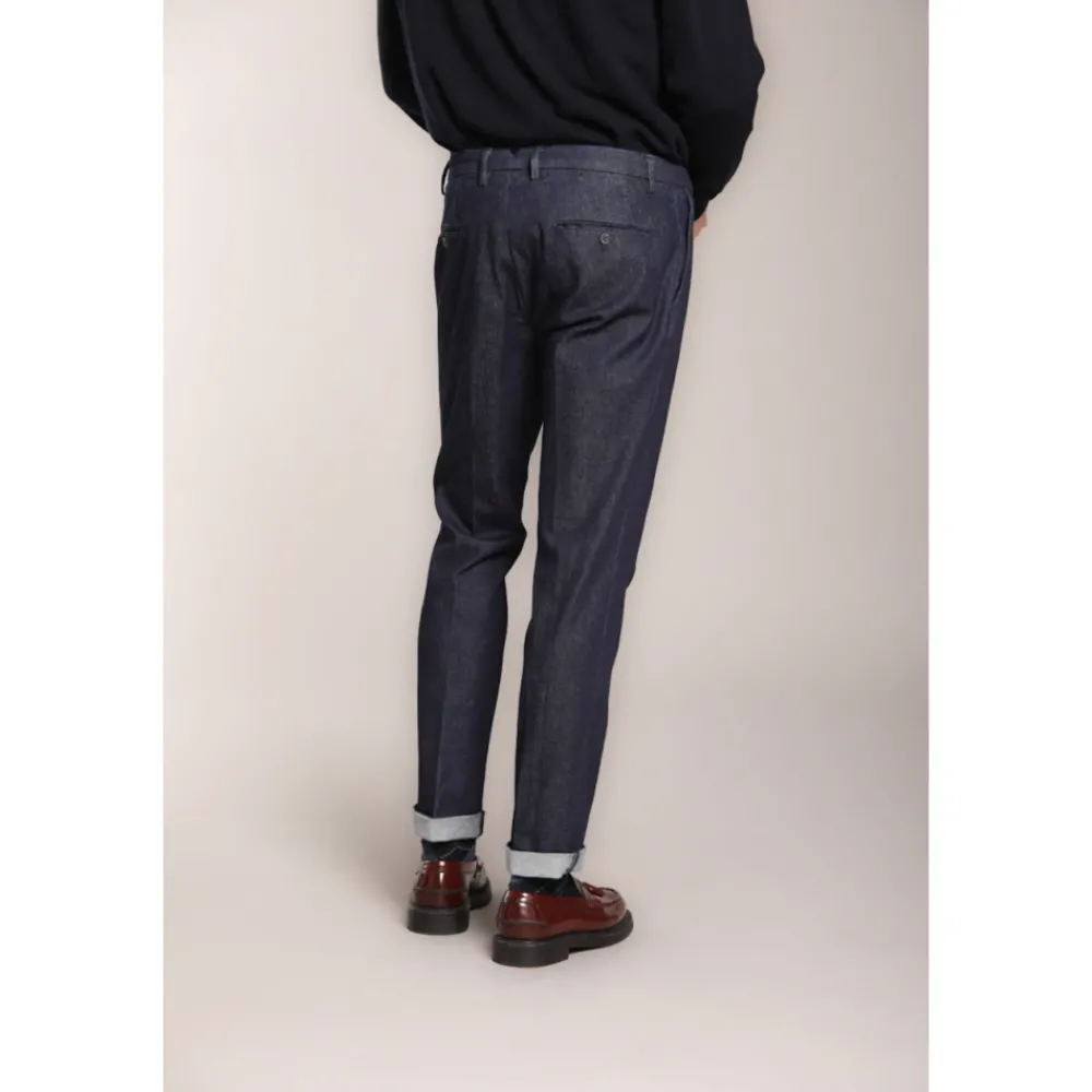 Heren Mason's Stretch denim chino broek regular fit