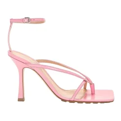 DAMES Bottega Veneta Sandalen^Stretch 90mm Leren Sandalen