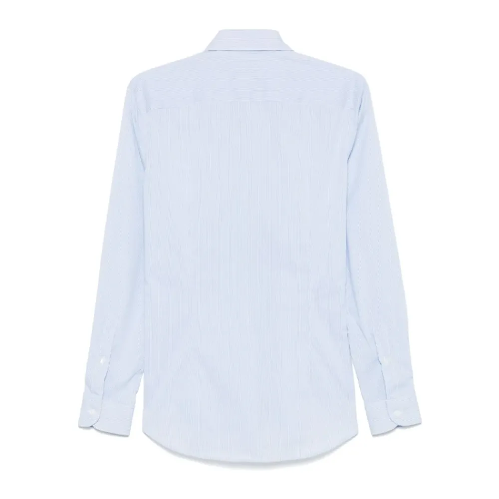 Heren Fay Stretch overhemd met Franse kraag