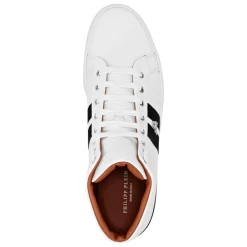 DAMES Philipp Plein Stripes Hi-Top Sneakers