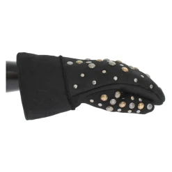 Heren Dolce & Gabbana Studded Shearling Handschoenen - Zwart