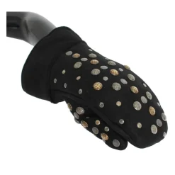 Heren Dolce & Gabbana Studded Shearling Handschoenen - Zwart