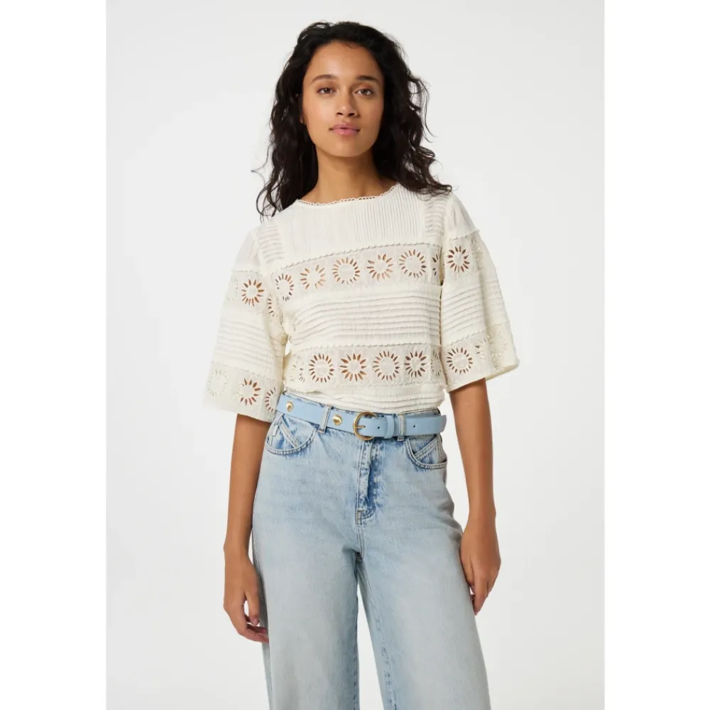 DAMES FABIENNE CHAPOT Riemen^Studded Shell Belt