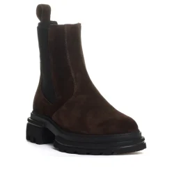 DAMES Hogan Suède Elastische Chelsea Boots
