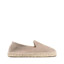 Heren Manebí Espadrilles^Suède Espadrilles in Taupe