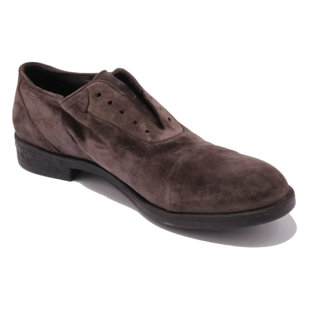 Heren HUNDRED100 Suède Instap Schoenen, Gemaakt in Italië