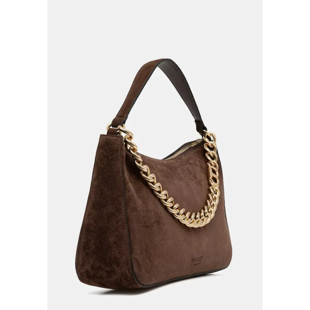 DAMES Twinset Suède Kliksluiting Handtas