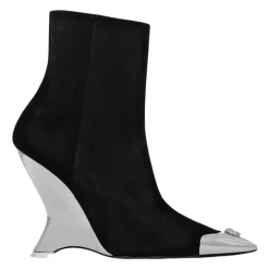 DAMES Philipp Plein Sleehakken^Suède Laarzen Wedge