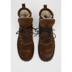 Heren Elia Maurizi Suède Leren Enkellaars