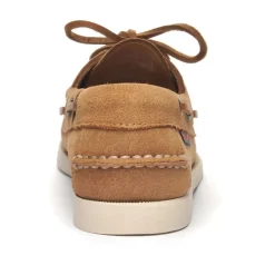 DAMES Sebago Suède Mocassin met Rubberen Zool