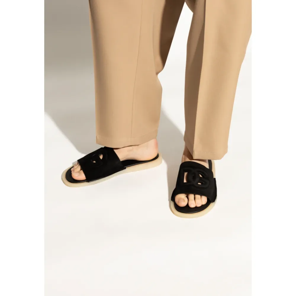 Heren Dolce & Gabbana Suède pantoffels