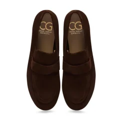 DAMES Cesare Gaspari Loafers^Suède Penny Loafers -