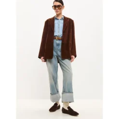 DAMES Cesare Gaspari Loafers^Suède Penny Loafers -