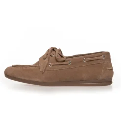 DAMES Copenhagen Shoes Suède Sailor Schoenen in Biscuit & Light Beige