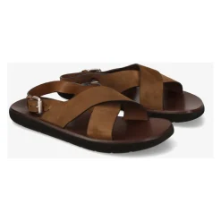 Heren Premiata Sandalen^Suède sandaal met leren binnenzool