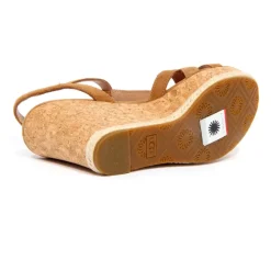 DAMES UGG Sleehakken^Suède Sandaal Schoenen met Sleehak