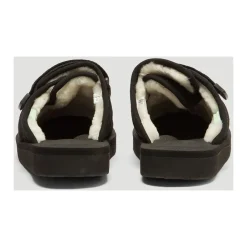Heren Suicoke Pantoffels^Suède Sandalen met Shearling Voering