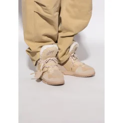 Heren Off White Snowboots^Suède Snowboots