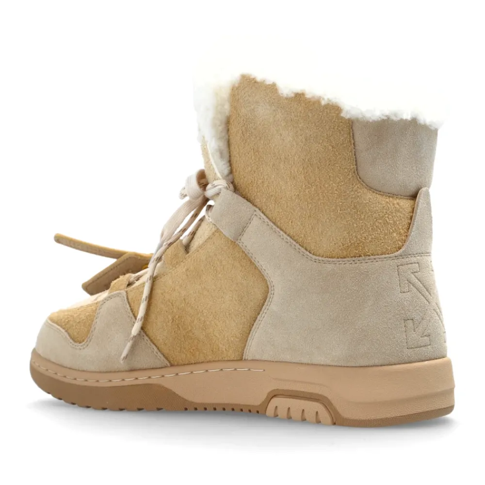 Heren Off White Snowboots^Suède Snowboots