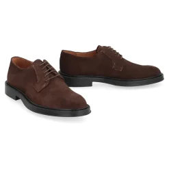 Heren Bruno Magli Nette Schoenen^Suède Veterschoenen Ronde Neus