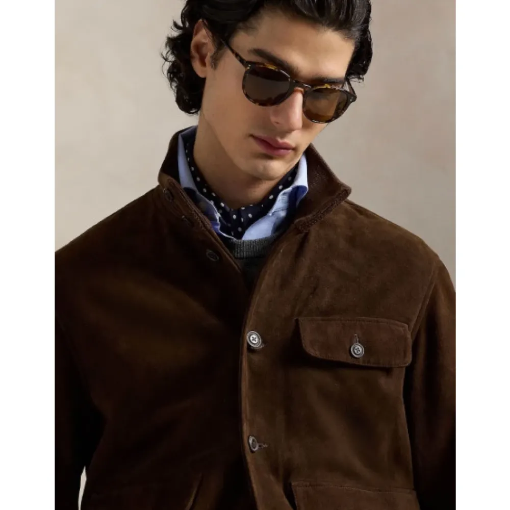 Heren Polo Ralph Lauren Suede Blouson