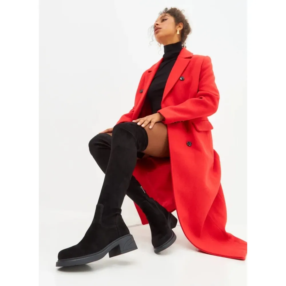 DAMES Cesare Gaspari Suede Chic Over-the-Knee Laarzen